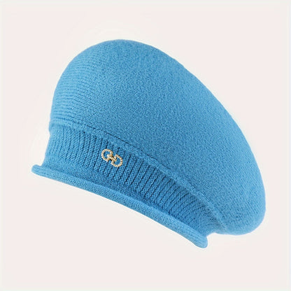 Elegant Warm Knit Beret for Women - Breathable, Adjustable & Perfect for All Winter Occasions | Ideal Holiday Gift