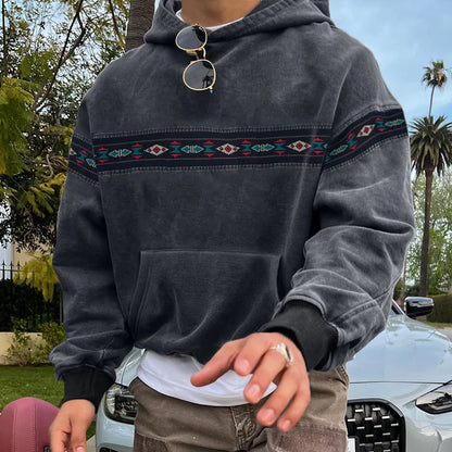 flowersverse Vintage Hoodie Vintage Spring Men Clothing Tops Casual Hooded Pullovers Sweatshirts Men's Printing Hoodies S M L 2XL 3XL