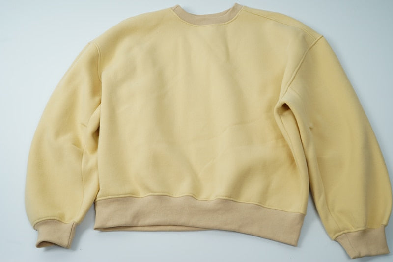 flowersverse New Winter Women's Tracksuit Hoodies Pants Suit Oversized Casual Fleece Two Piece Set Sports Sweatshirts Pullover Outfits