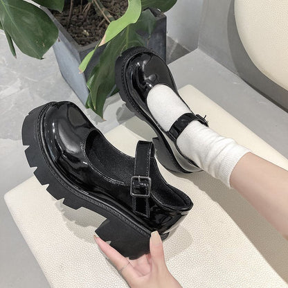 flowersverse - Shoes Women heels mary janes platform Lolita shoes on heels Pumps Women's Japanese Style Vintage Girls High Heel shoes for women