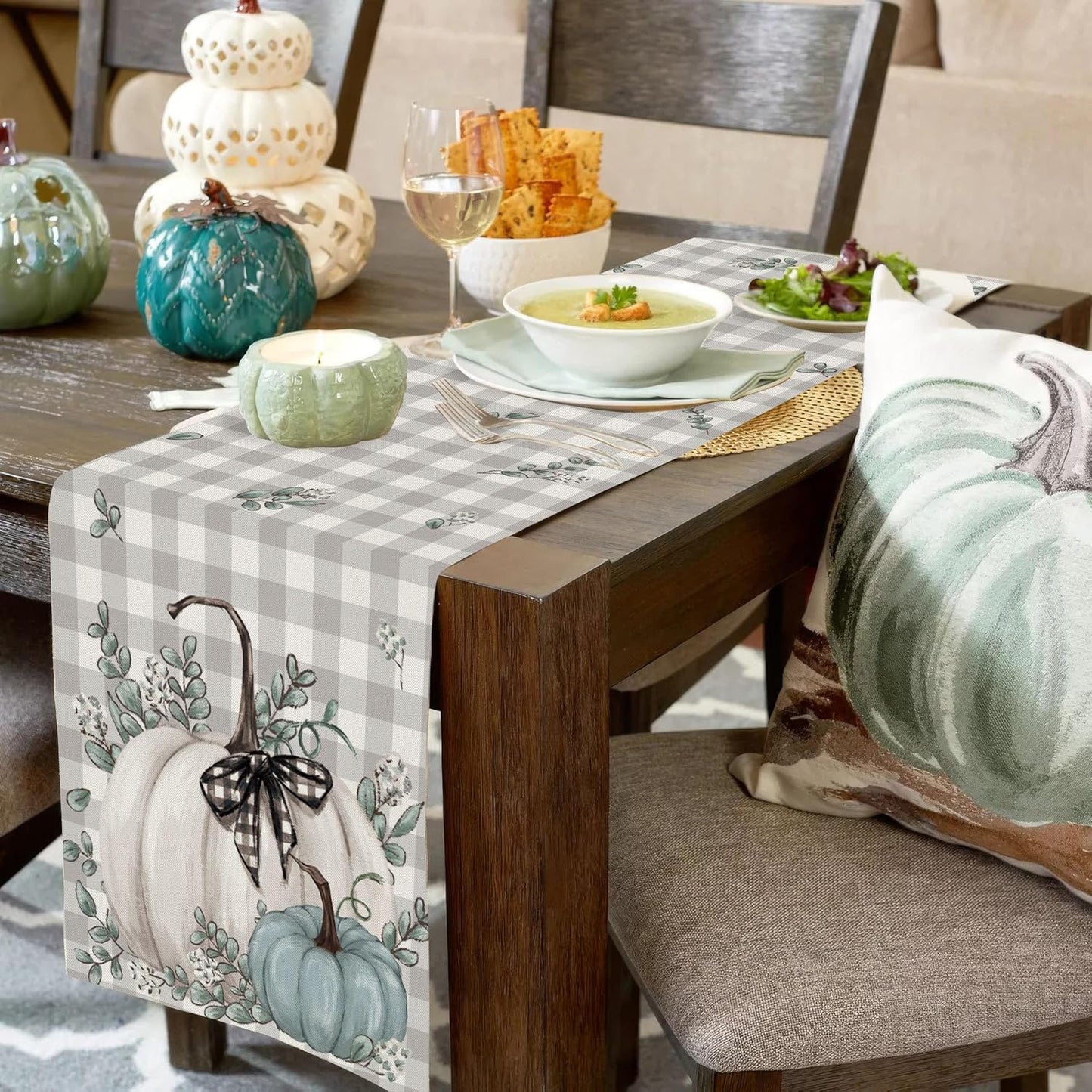 2025 Thanksgiving Fashion Linen Table Flag n Party Party Party Dining Table Coffee Table TV Cabinet Decorative Table Flag Wholesale