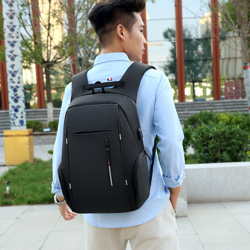 FLOWERSVERSE Cross-Border  New Large Capacity Business Computer Bag Shoulder Multi-Functional USP Schoolbag for Commuter Men