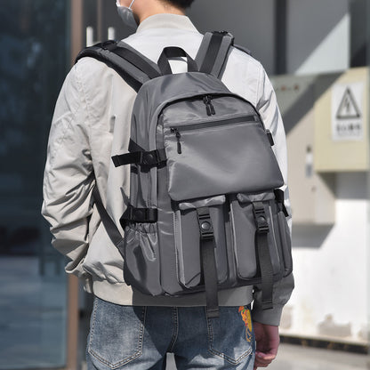 FLOWERSVERSE Backpack Men's  New Fashion Trendy Casual College Students Bag Men's Large Capacity Travel Computer Backpack