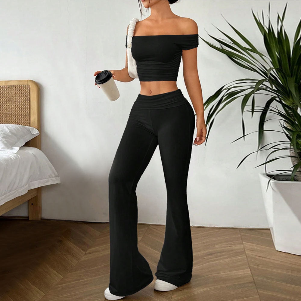 FLOWERSVERSE 2025 New women's clothing 2025 sexy fashion suit 2025 spring and summer new short top trousers two-piece set