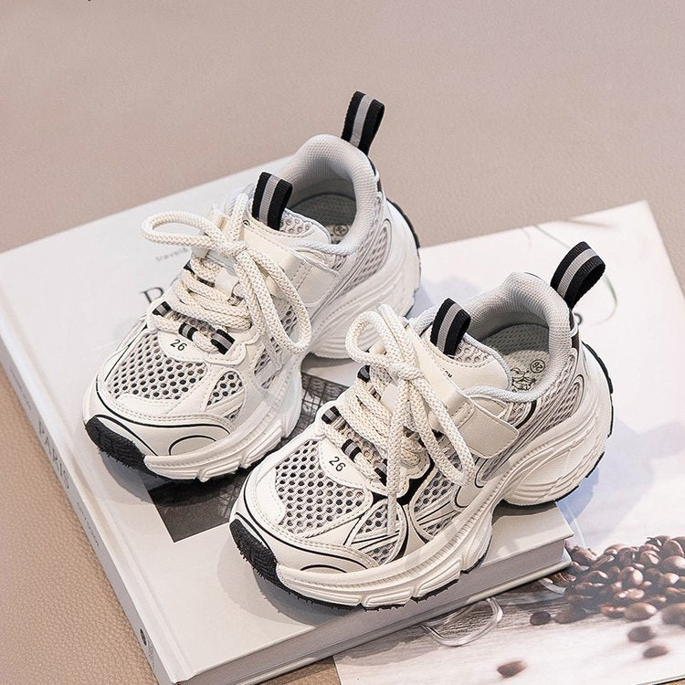 flowersverse Mesh Breathable Children's Shoes  Summer New Soft Bottom Boys Running Shoes Casual Sneaker Girls' Shoes Fashion