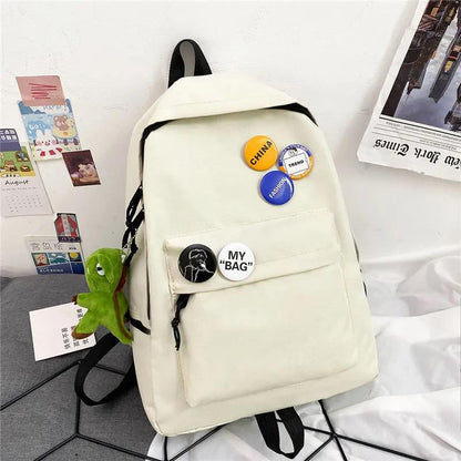 FLOWERSVERSE Zeyue Backpack Men's Simplicity Large Capacity Travel Backpack Leisure Junior High School Student High School and College Student Schoolbag