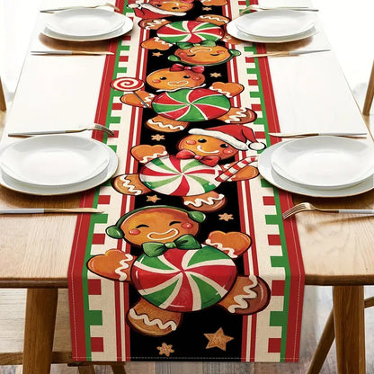 2025 Thanksgiving Fashion Linen Table Flag n Party Party Party Dining Table Coffee Table TV Cabinet Decorative Table Flag Wholesale
