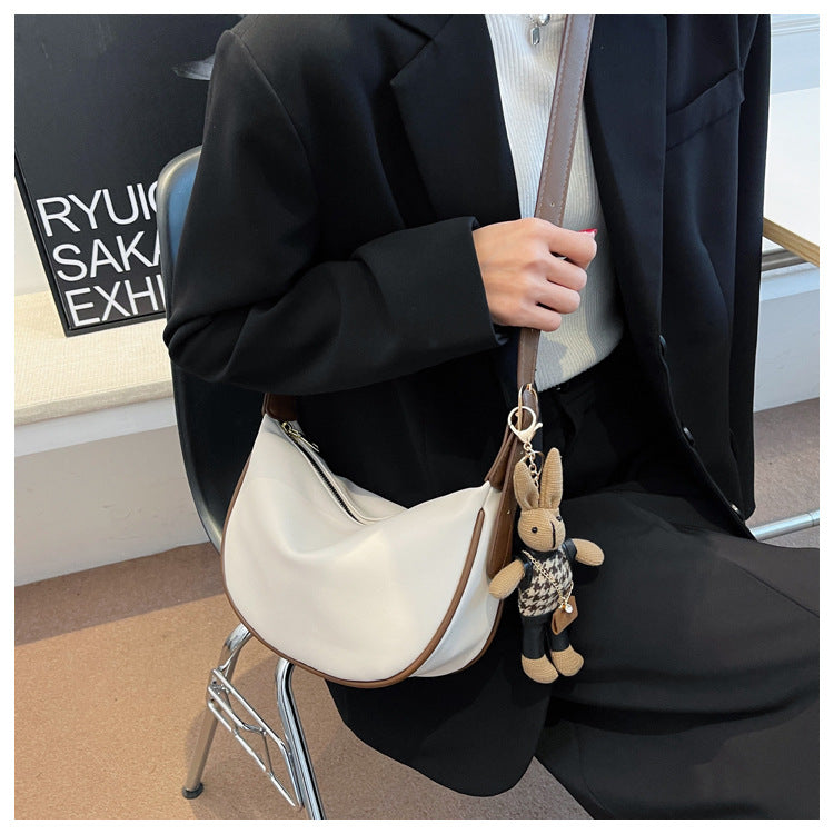 FLOWERSVERSE  Large Capacity Retro Tote Women  New Western Style All-Matching Shoulder Bag High Sense Internet Celebrity High Quality Crossbody Bag