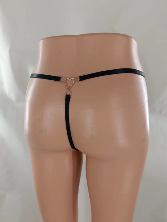 FB3324 2025 waist chain gradual change color diamond hollow love accessories underwear waist chain thong chain