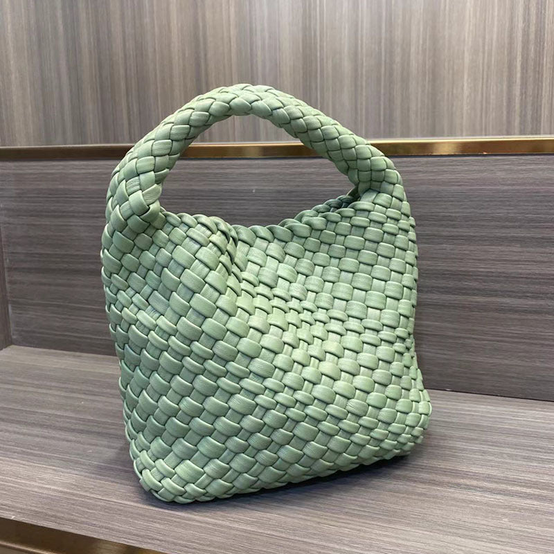 FLOWERSVERSE  Handmade Woven Small Tote Bag Handbags Female  New High-Grade Mini Chain Shoulder Crossbody Bag