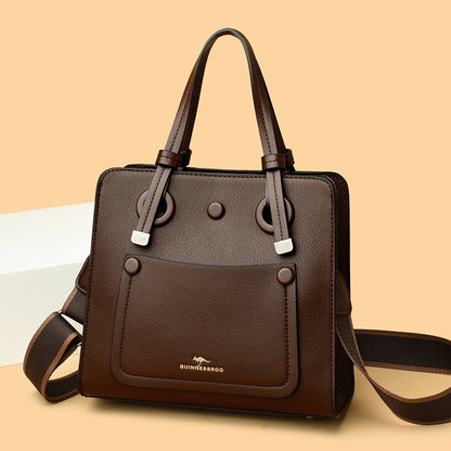 2025 Shoulder bag, autumn and winter fashionable simple bag, messenger women's versatile large-capacity women's handbag, high-end commuter bag