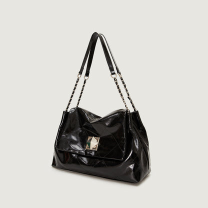 2025 Tote bag popular autumn and winter high-end sense large-capacity shoulder bag fashion versatile Korean version women's bag temperament commuter bag