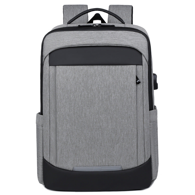 2025 Backpack Men's Business Computer Backpack Large Capacity USB Charging Lightweight Travel Backpack Printable Logo