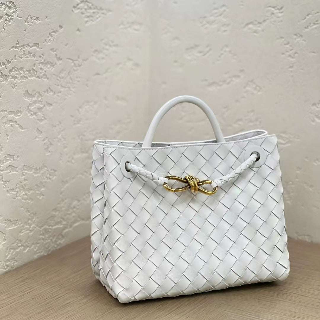 FLOWERSVERSE 2025 New popularAndiamo tote woven large tote bag shoulder crossbody vegetable basket bucket bag