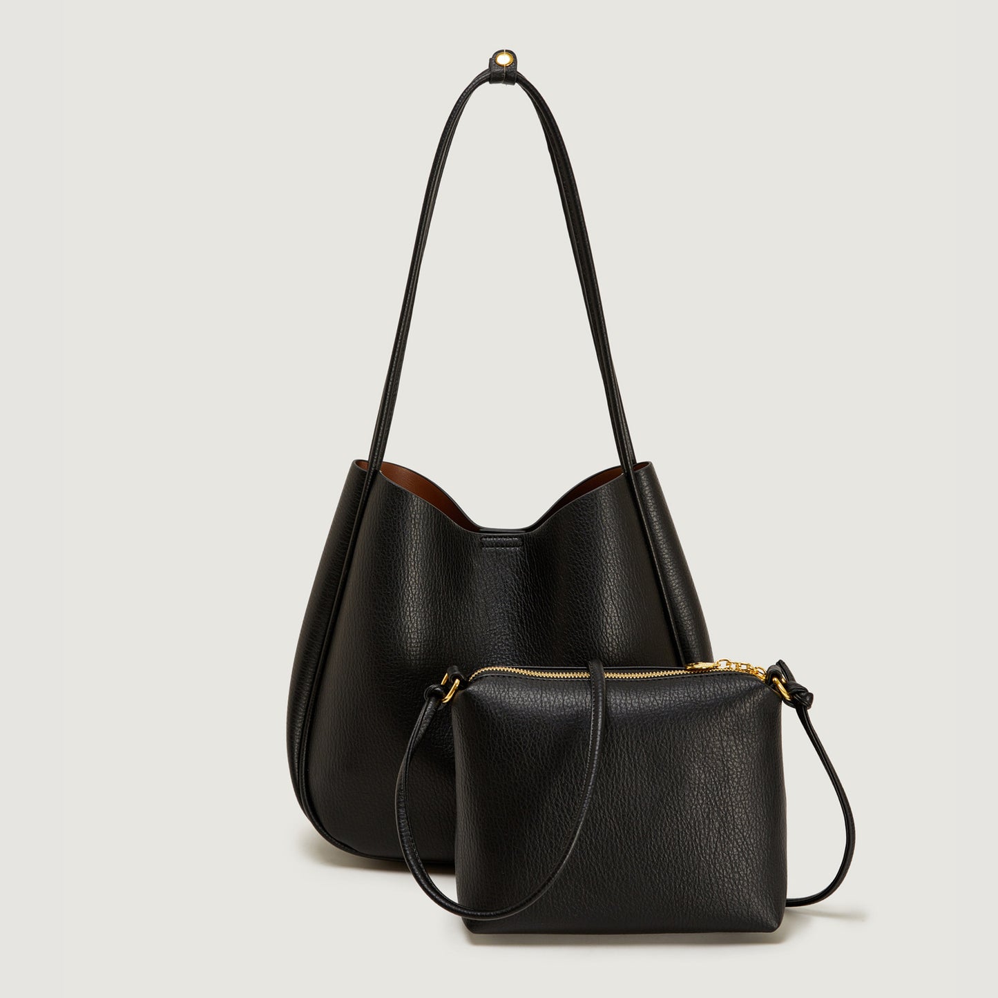 2025 Shoulder bag, women's high-end fashion temperament bag, large capacity, minimalist style, underarm bag, commuter to work, mother and child bag