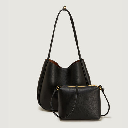 2025 Shoulder bag, women's high-end fashion temperament bag, large capacity, minimalist style, underarm bag, commuter to work, mother and child bag