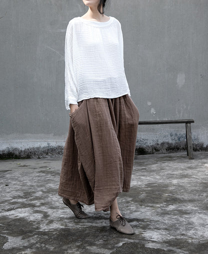 Spring and Autumn Skin-friendly and Comfortable Textured Baby Cotton T-Shirt Combed Cotton Pure White Doll Pullover