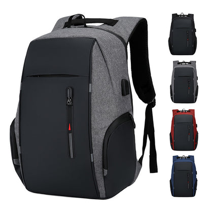 FLOWERSVERSE Cross-Border  New Large Capacity Business Computer Bag Shoulder Multi-Functional USP Schoolbag for Commuter Men