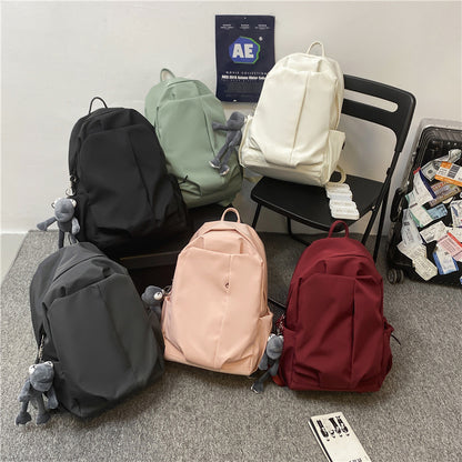 FLOWERSVERSE Schoolbag Male College Student Ins Trendy Cool Casual Simple Large Capacity Backpack Junior High School Student Travel Backpack