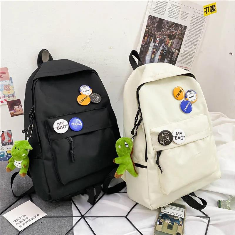 FLOWERSVERSE Zeyue Backpack Men's Simplicity Large Capacity Travel Backpack Leisure Junior High School Student High School and College Student Schoolbag