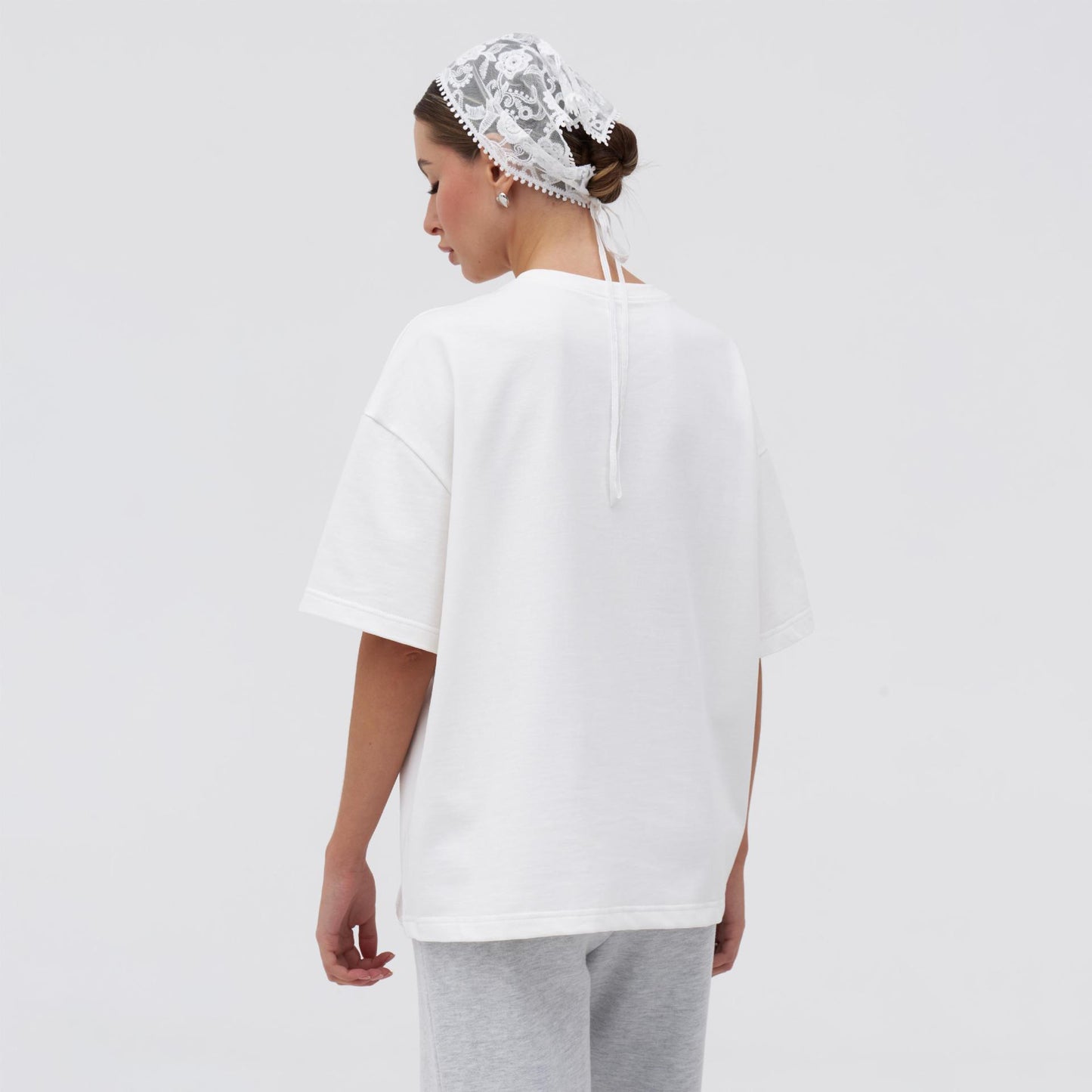 ins cute style printing short-sleeved T-shirt top short-sleeved round neck casual loose versatile and thin design sense