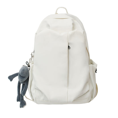 FLOWERSVERSE Schoolbag Male College Student Ins Trendy Cool Casual Simple Large Capacity Backpack Junior High School Student Travel Backpack