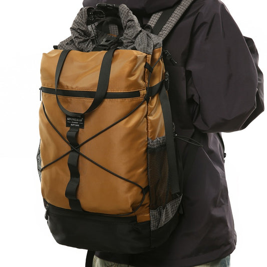 2025 Backpack Outdoor trendy brand Functional wind travel backpack Personalized versatile large-capacity portable dual-purpose backpack