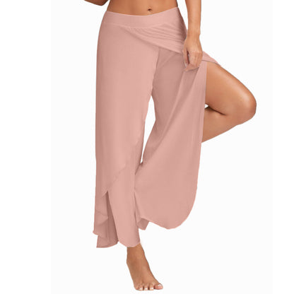 FLOWERSVERSE  European and American Foreign Trade Cross-Border Women's Clothing Pants Women's High Waist Wide Leg Pants Casual Pants Loose Trousers Women