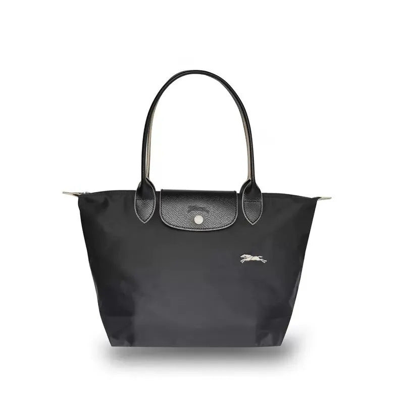 FLOWERSVERSE  70 Th Anniversary Longchamps Bag Nylon Dumpling Bag Large Capacity Women Bags Canvas Tote Shoulder Handbag Longchamps Bag