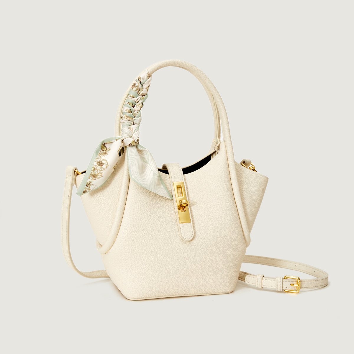 2025 Bucket bag autumn and winter fashionable simple handbag classic large-capacity shoulder bag high-end sense work commuter bag women