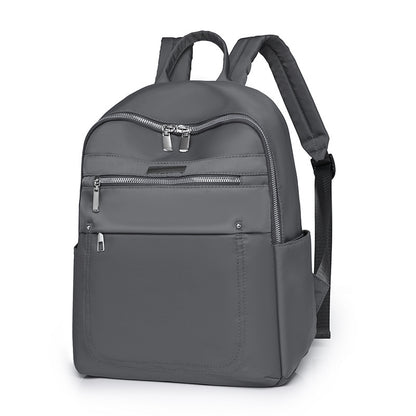 FLOWERSVERSE 2025 Solid color fashion casual versatile backpack simple trend lightweight business women's computer bag wholesale student schoolbag