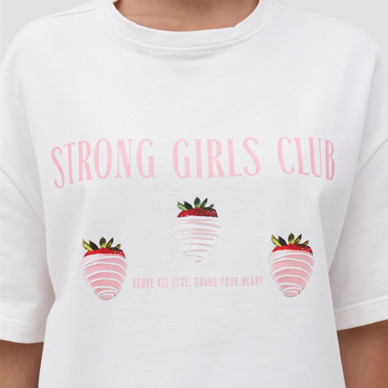 ins cute style printing short-sleeved T-shirt top short-sleeved round neck casual loose versatile and thin design sense