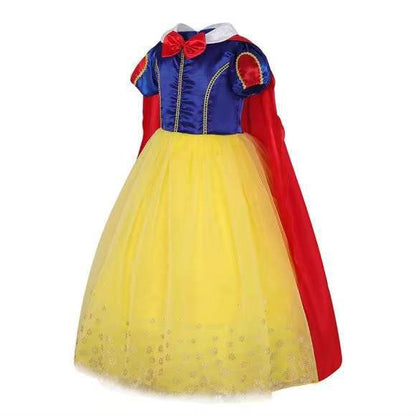 flowersverse Summer New Snow White Skirt Girls Dress Bowknot One Year Old Celebration Dress One Piece Dropshipping