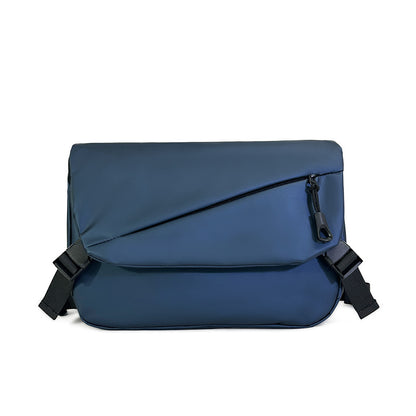 FLOWERSVERSE Men's Chest Bag  New Waterproof Oxford Cloth Chest Shoulder Crossbody Small Backpack Business Commute Shoulder Bag