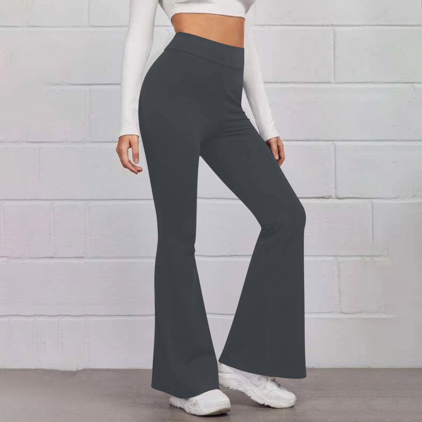 FLOWERSVERSE  2022  European and American Style Women Spring/Summer New High Waist Slimming Pants Yoga Sports Running Casual Pants