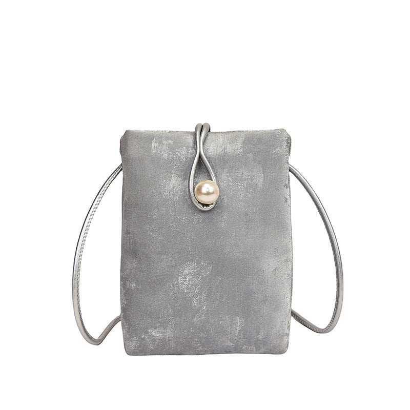 FLOWERSVERSE  Women's Bag All-Matching Fashion High-Grade Mobile Phone Bag Niche Crossbody Shoulder Support Wholesale Cross-Border