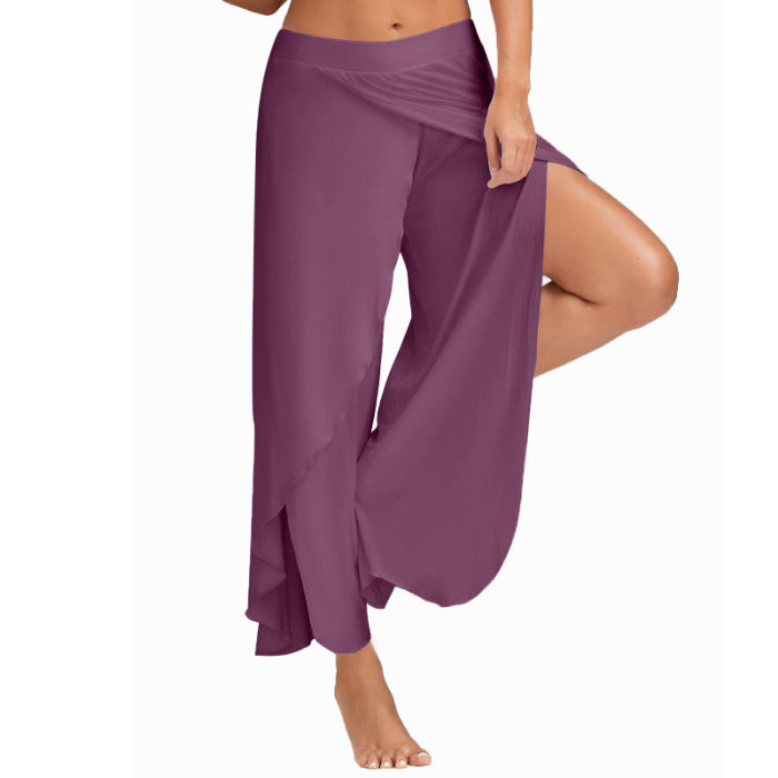 FLOWERSVERSE  European and American Foreign Trade Cross-Border Women's Clothing Pants Women's High Waist Wide Leg Pants Casual Pants Loose Trousers Women