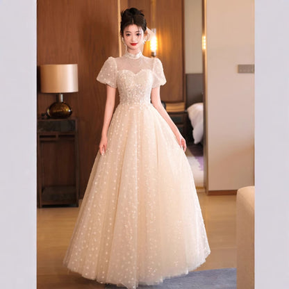 Small dress high-end light luxury dress girl 2025 new adult ceremony graduation ceremony advanced sense art test fairy evening dress