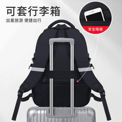 Backpack Men Travel Bag Computer Business Trip High School Junior High School Students College Students Bag Oversized Boys Large Capacity