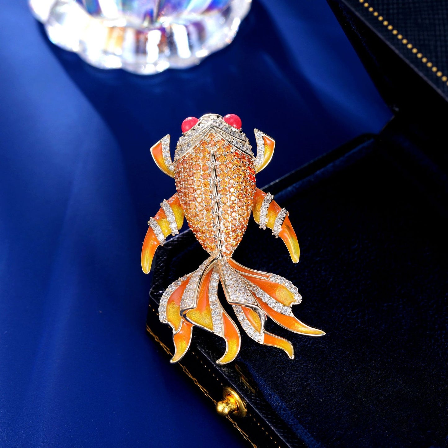 2025 Every year there are fish new goldfish brooch creative exaggerated accessories high-end koi corsage animal fixed pin wholesale