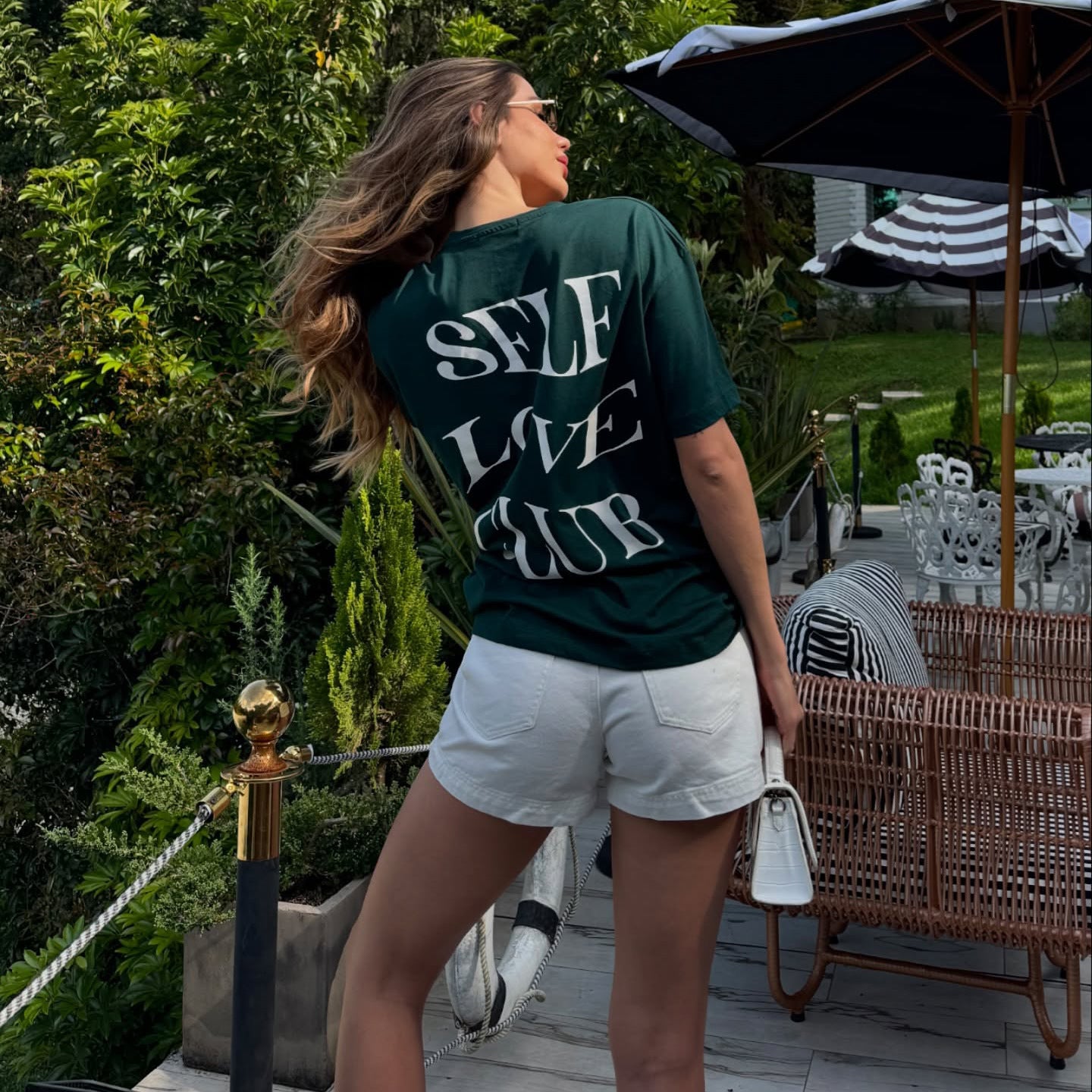 New women's clothing spring and summer new letter printing contrasting colors fashion trend loose lazy wind crew neck top women