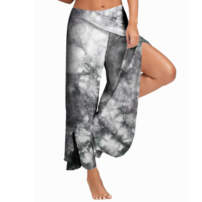 FLOWERSVERSE  European and American Foreign Trade Cross-Border Women's Clothing Pants Women's High Waist Wide Leg Pants Casual Pants Loose Trousers Women