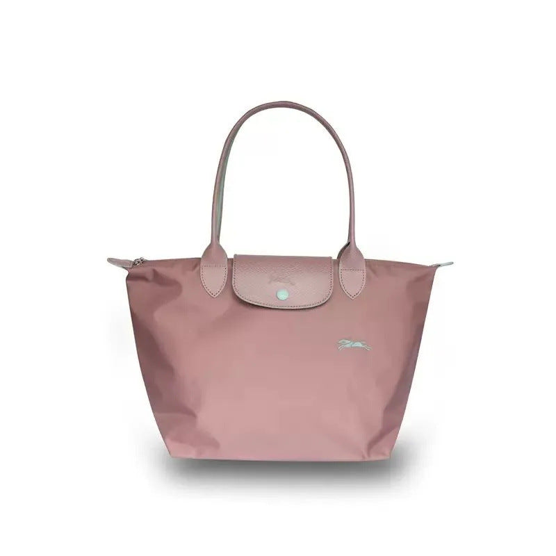 FLOWERSVERSE  70 Th Anniversary Longchamps Bag Nylon Dumpling Bag Large Capacity Women Bags Canvas Tote Shoulder Handbag Longchamps Bag