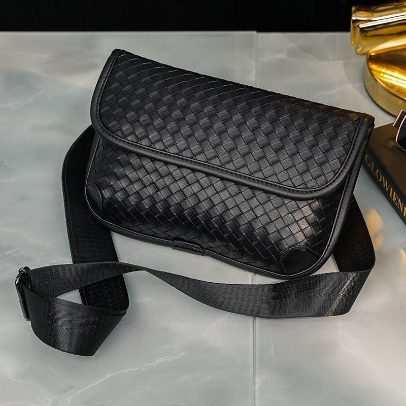 FLOWERSVERSE Korean Style Men's Shoulder Bag Trendy Men's Messenger Bag Street Fashion Pouch Student Bag Youth Messenger Bag New