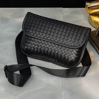 FLOWERSVERSE Korean Style Men's Shoulder Bag Trendy Men's Messenger Bag Street Fashion Pouch Student Bag Youth Messenger Bag New