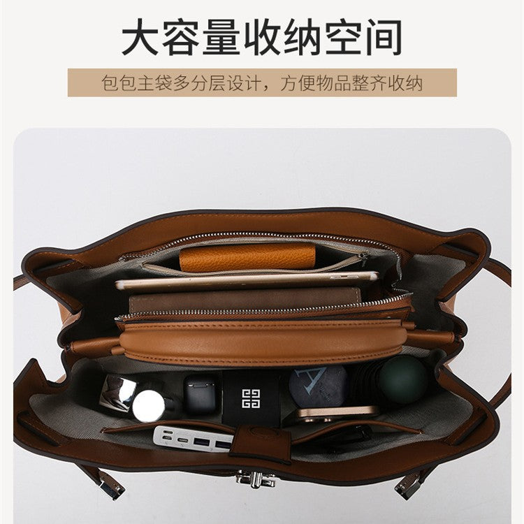 2025 Tote bag  fashion large-capacity bag women's new high-end casual shoulder bag simple women's handbag