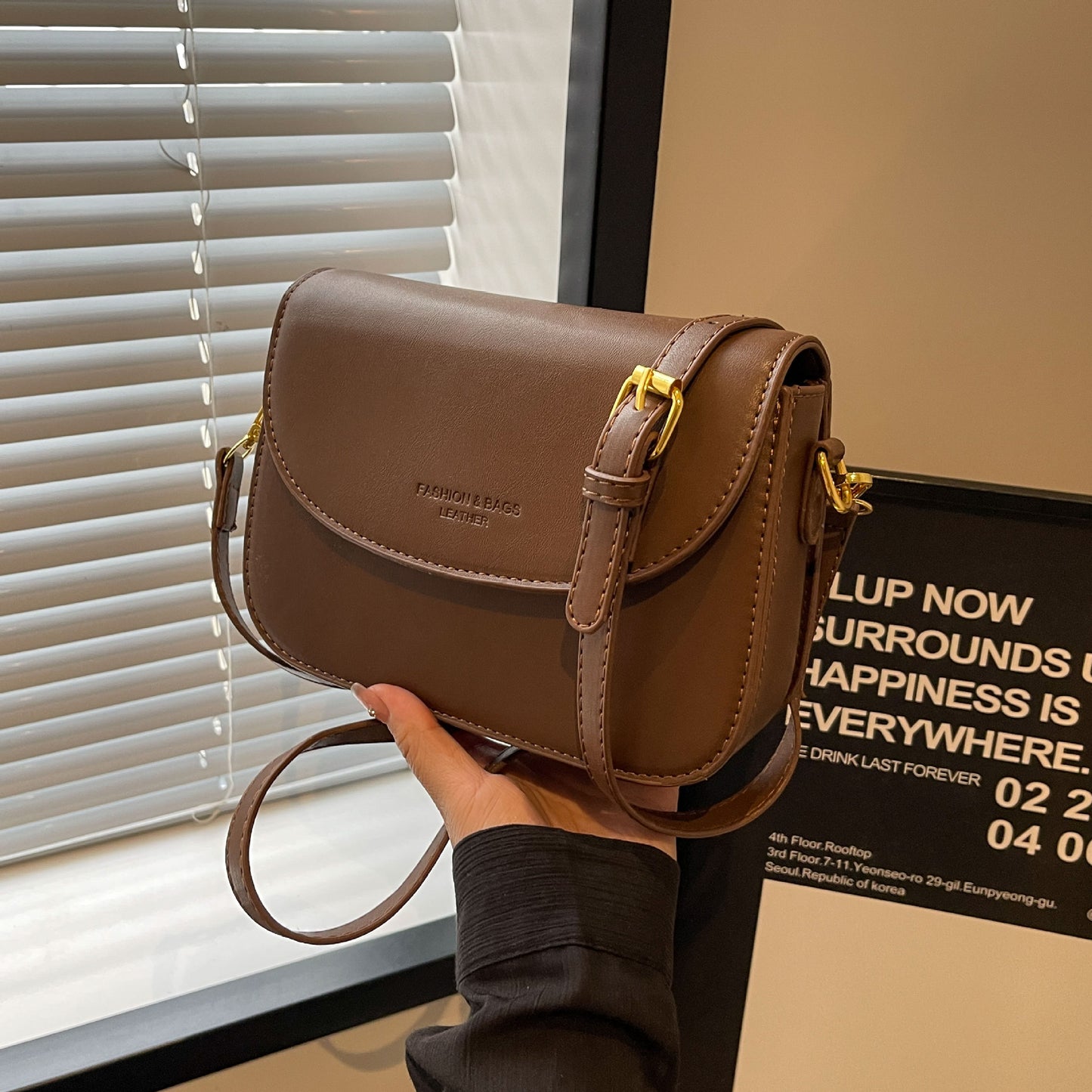 FLOWERSVERSE  High Sense Stylish Bag Women's Spring/Summer  New Casual Versatile Small Square Bag Simple Korean Style Shoulder Bag Bags