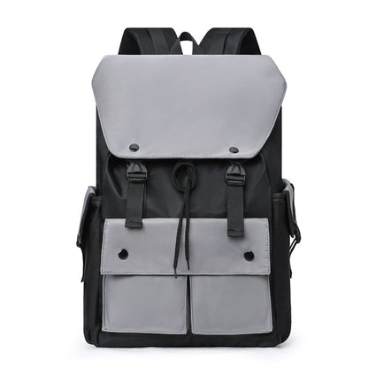 2025 Casual men's backpack, high-end fashion travel, women's backpack, commuter backpack, schoolbag, lightweight and burden-reducing computer bag