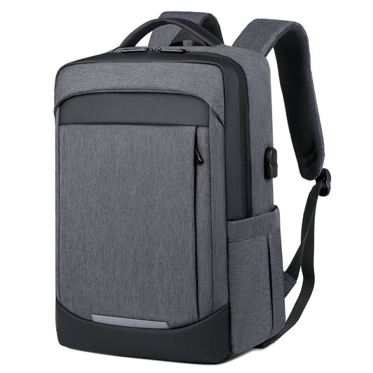 2025 Backpack Men's Business Computer Backpack Large Capacity USB Charging Lightweight Travel Backpack Printable Logo