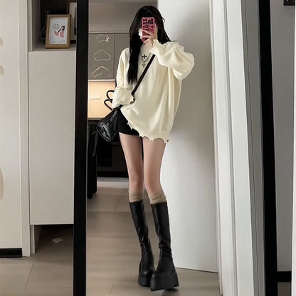 2025  Height-increasing thick-soled medium-high boots women's popular new knight boots side zipper slim long boots